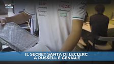 Leclerc, che scherzo a Russell