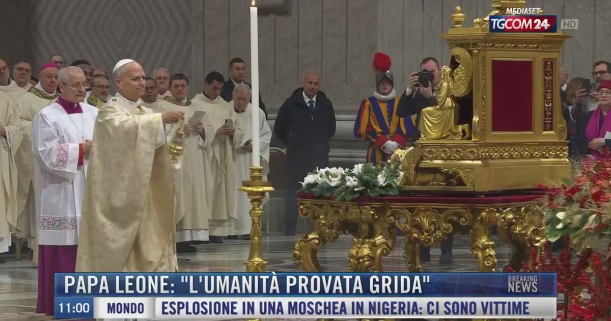 Tgcom24: Breaking News delle 11.00 | Papa Leone: 