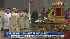 Breaking News delle 11.00 | Papa Leone: "L'umanità provata grida"