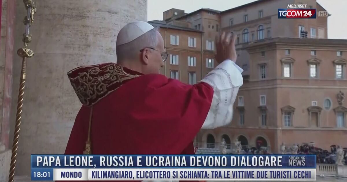 Tgcom24: Breaking News delle 18.00 | Papa Leone, Russia e Ucraina ...