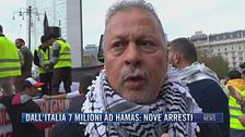Breaking News delle 21.30 | Dall'Italia 7 milioni ad Hamas: nove arresti