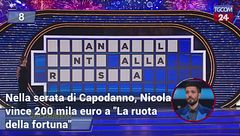 "La ruota della fortuna", nella notte di Capodanno Nicola vince 200mila euro