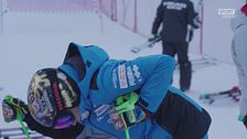 Federica Brignone, allenamento in val di Fassa