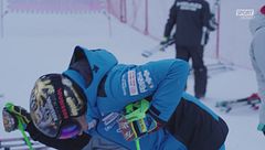 Federica Brignone, allenamento in val di Fassa
