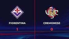 Fiorentina-Cremonese 1-0: gli highlights