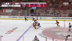 Landeskog shock:"il capitano dei Colorado si schianta violentemente contro il palo