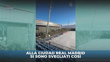 Ciudad Real Madrid sotto la neve