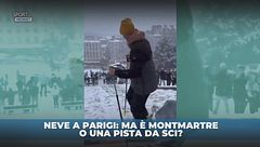 Ma siamo a Montmartre o su una pista da sci?