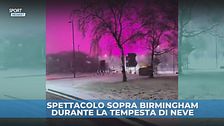 Cielo viola sopra Birmingham: è "colpa" dello stadio
