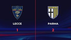 Lecce-Parma 1-2: gli highlights