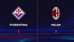Fiorentina-Milan 1-1: gli highlights