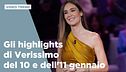 Gli highlights di Verissimo del 10 e 11 gennaio
