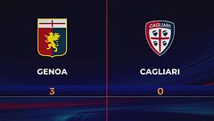 Genoa-Cagliari 3-0: highlights