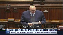 Breaking News delle 14.00 | Crosetto: sostegno Kiev ma no truppe italiane