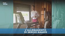 Sergio Ramos: ogni giorno è buono per allenarsi sul tapis roulant