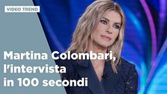 Martina Colombari, l'intervista in 100 secondi
