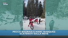 Ducati scatenate sulla neve