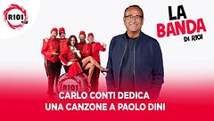 Carlo Conti dedica una canzone a Paolo Dini