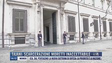 Breaking News delle 14.00 | Tajani: scarcerazione Moretti inaccettabile