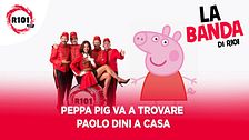 Peppa Pig va a trovare Paolo Dini a casa