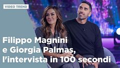 Filippo Magnini e Giorgia Palmas, l'intervista in 100 secondi