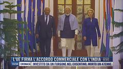 Breaking News delle 11.00 | L'Ue firma l'accordo commerciale con l'India