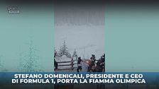 Domenicali tedoforo di Milano-Cortina