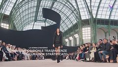 La gonna d'inverno, sovrapposizioni e trasparenze per un look stratificato