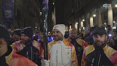 Fabregas tedoforo per Milano-Cortina