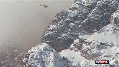 Lindsey Vonn agganciata a un cavo e portata via in elicottero dopo la caduta