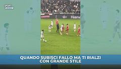 Quando ti fanno fallo ma ti rialzi con stile