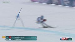 Valeria Mazza in tribuna a Bormio per tifare il figlio Tiziano