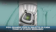 Il salotto di casa come il Bernabeu
