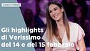 Gli highlights di Verissimo del 14 e del 15 febbraio