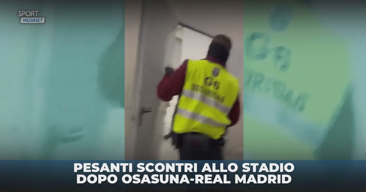 SportMediaset: Scontri dopo Osasuna-Real Madrid Video | Mediaset Infinity