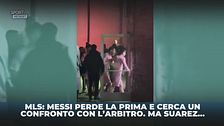 Messi contro l'arbitro