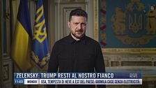 Breaking News delle 11.00 | Zelensky: Trump resti al nostro fianco