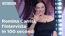 Romina Carrisi, l'intervista in 100 secondi