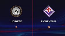 Udinese-Fiorentina 3-0: gli highlights