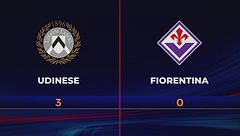 Udinese-Fiorentina 3-0: gli highlights