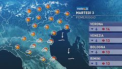 Meteo del 3 marzo