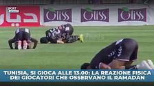 Calciatori sfiniti dal Ramadan