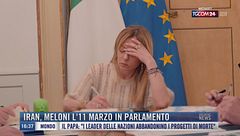 Breaking News delle 16.00 | Iran, Meloni l'11 marzo in Parlamento