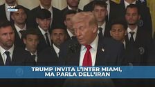 Trump: ospita Messi e l'Inter Miami, ma fa un comizio sulla guerra