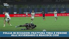 Fallo killer: frattura tibia e perone