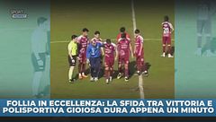 Follia in Eccellenza: partita dura solo un minuto