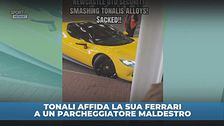 Le Ferrari di Tonali e il parcheggiatore maldestro