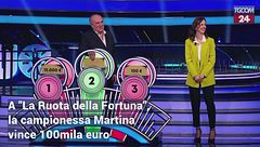 "La Ruota della Fortuna", la campionessa Martina vince 100mila euro