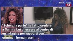 Samira Lui a "Scherzi a parte": accusata di legami con criminali da un finto commissario