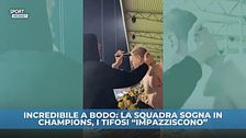 Follia totale in tribuna del Bodo